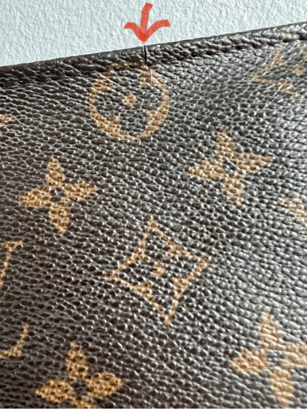 Louis Vuitton Dark Brown Monogram Toiletry Bag - Picture 9 of 11